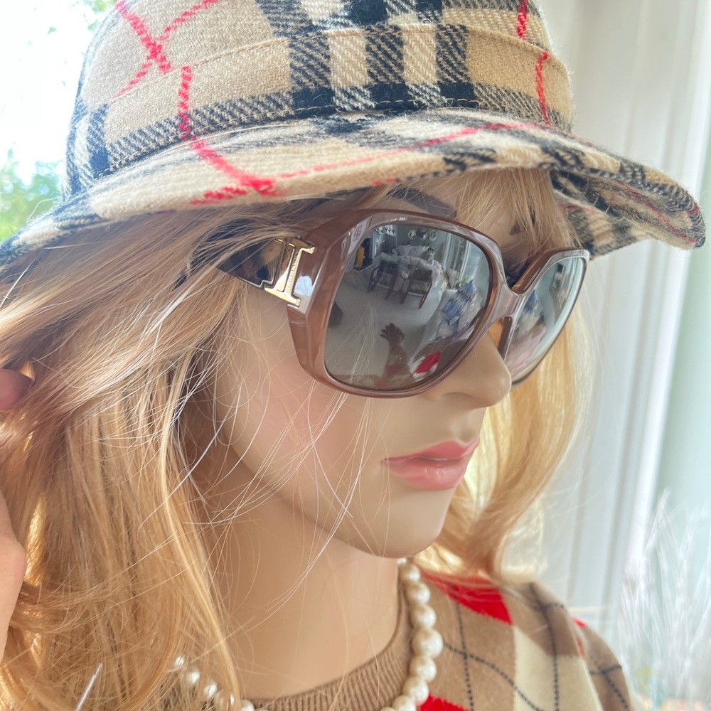 Burberry Pink-Tone Oversized Square Sunglasses